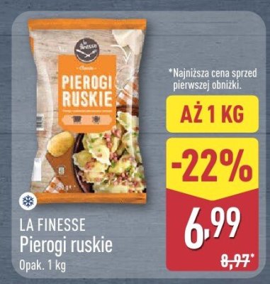 Pierogi ruskie Nasze smaki (Biedronka) promocja w Aldi