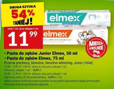 Pasta do zębów Elmex, 75 ml promocja w Twój Market