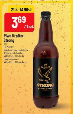Piwo Krafter Strong 0,4 l promocja w POLOmarket
