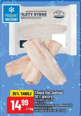 Tilapia filet 30% glazury promocja w POLOmarket