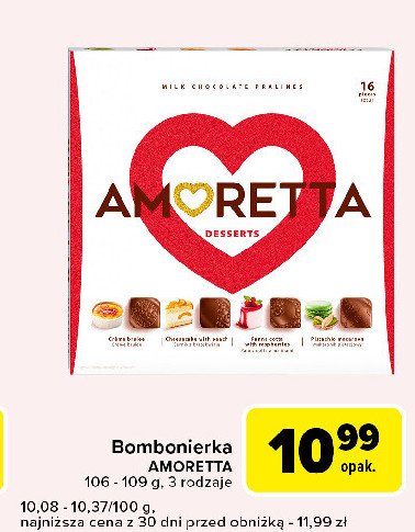 Bombonierka desserts Mieszko amoretta promocja