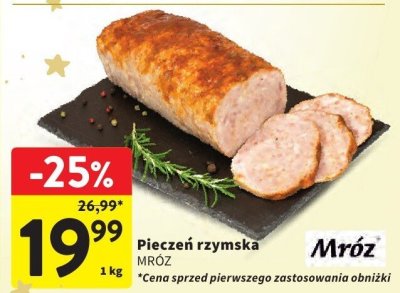 Pieczeń rzymska MRÓZ promocja w Intermarche