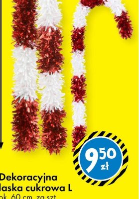 Dekoracyjna laska cukrowa L ok. 60 cm promocja w Tedi