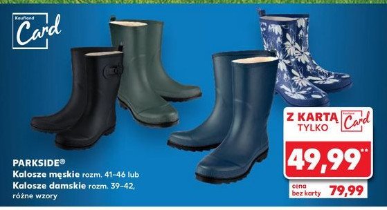 Kalosze męskie 41-46 Parkside promocja w Kaufland