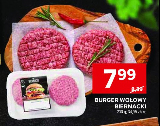 Burgery wołowe Biernacki promocja