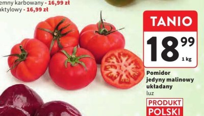 Pomidor jedyny malinowy układany promocja w Intermarche