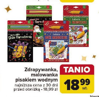 Kolorowanka niezwykłe boże narodzenie promocja w Carrefour