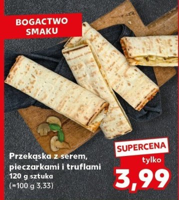 Przekąska z serem, pieczarkami i truflami promocja w Kaufland
