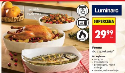 Forma do zapiekania Luminarc promocja w Biedronka