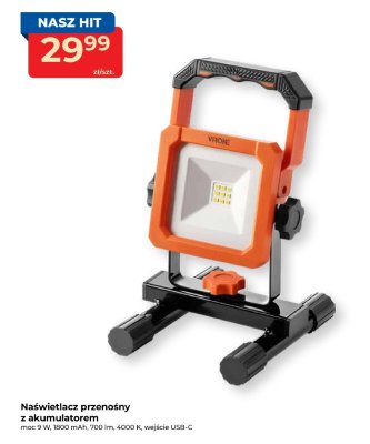 Naświetlacz przenośny z akumulatorem promocja w PSB Mrówka