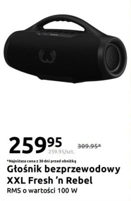 Głośnik bezprzewodowy XXL Fresh 'n Rebel RMS o wartości 100 W promocja w Action