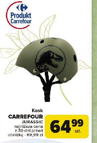 Kask jurassic Carrefour promocja w Carrefour