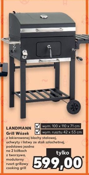 Grill w贸zek Landmann promocja