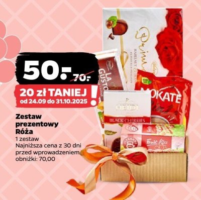 Zestaw prezentowy Róża promocja w Netto