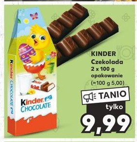 Czekoladki kurczak Kinder chocolate promocja w Carrefour