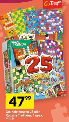 Gra Kalejdoskop 25 gier Rodzina Treflików promocja w Twój Market