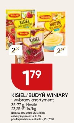 Kisiel/budyń WINIARY wybrany asortyment promocja w Chata Polska