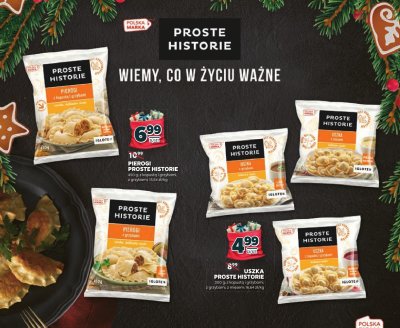 Uszka Proste Historie z mięsem promocja w Stokrotka