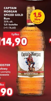 Rum CAPTAIN MORGAN SPICED GOLD 35% alk. 1,5 l  promocja w Kaufland