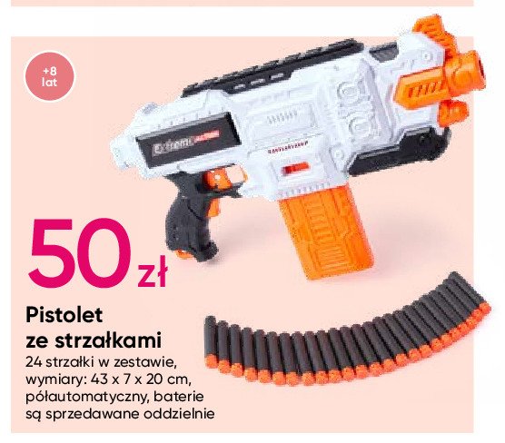 Pistolet na strzałki promocja w Pepco