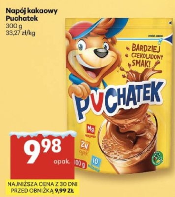 Napój kakaowy Puchatek promocja w Delikatesy Centrum