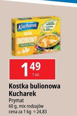 Rosół drobiowy z włoszczyzną Kucharek promocja w Leclerc