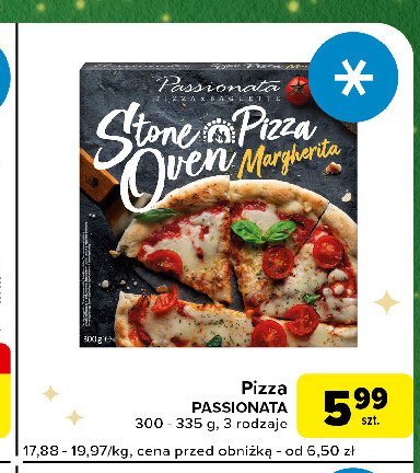 Pizza margherita Iglotex passionata promocja