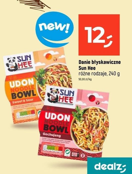 Danie udon noodle bowl Sun hee promocja w Dealz