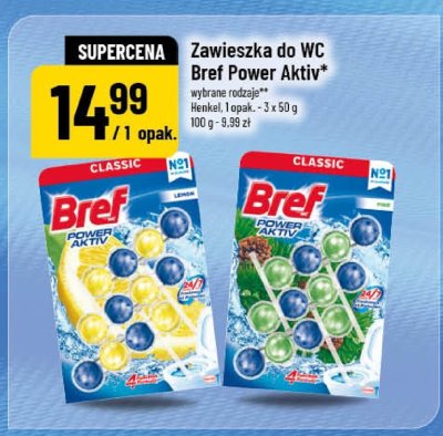 Zawieszka do WC Bref Power Aktiv promocja w POLOmarket