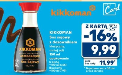 Sos sojowy z dozownikiem klasyczny, mniej soli 150 ml  promocja w Kaufland