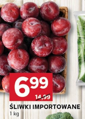 Śliwki importowane promocja w Stokrotka