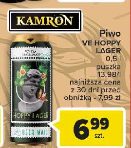 Piwo Ve hoppy lager promocja