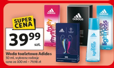 Woda toaletowa Adidas promocja w Auchan