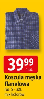 Koszula męska flanelowa promocja w Leclerc