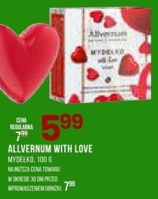 Modelka ALLVERNUM WITH LOVE 100 G promocja w Drogerie Natura