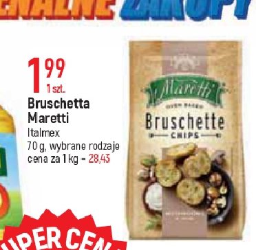 Bruschetta grzyby w śmietanie Maretti bruschette promocje