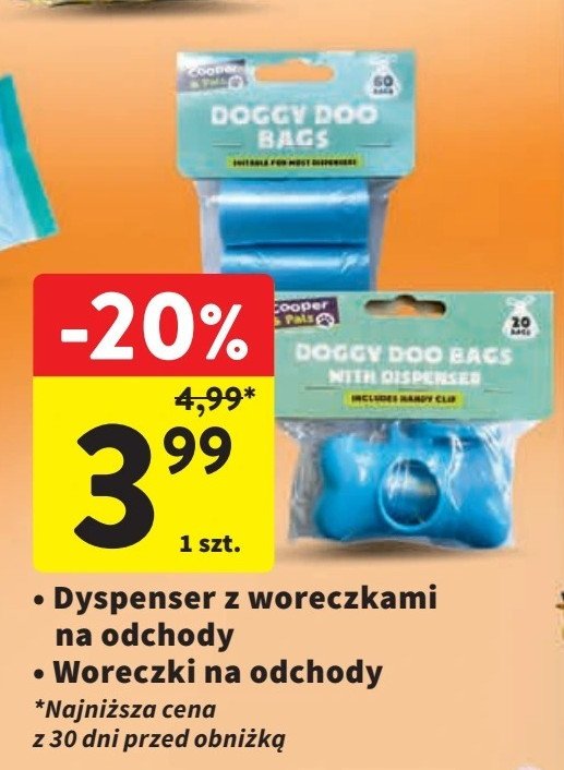 Woreczki na odchody promocja