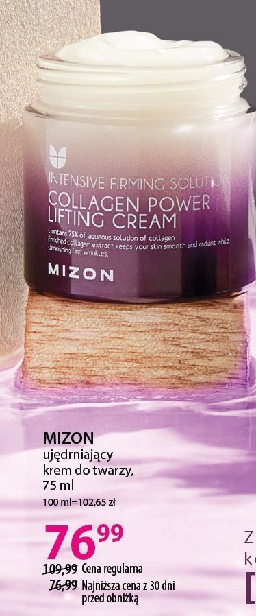 Krem liftingujący przeciw zmarszczkom MIZON INTENSIVE FIRMING SOLUTION promocja