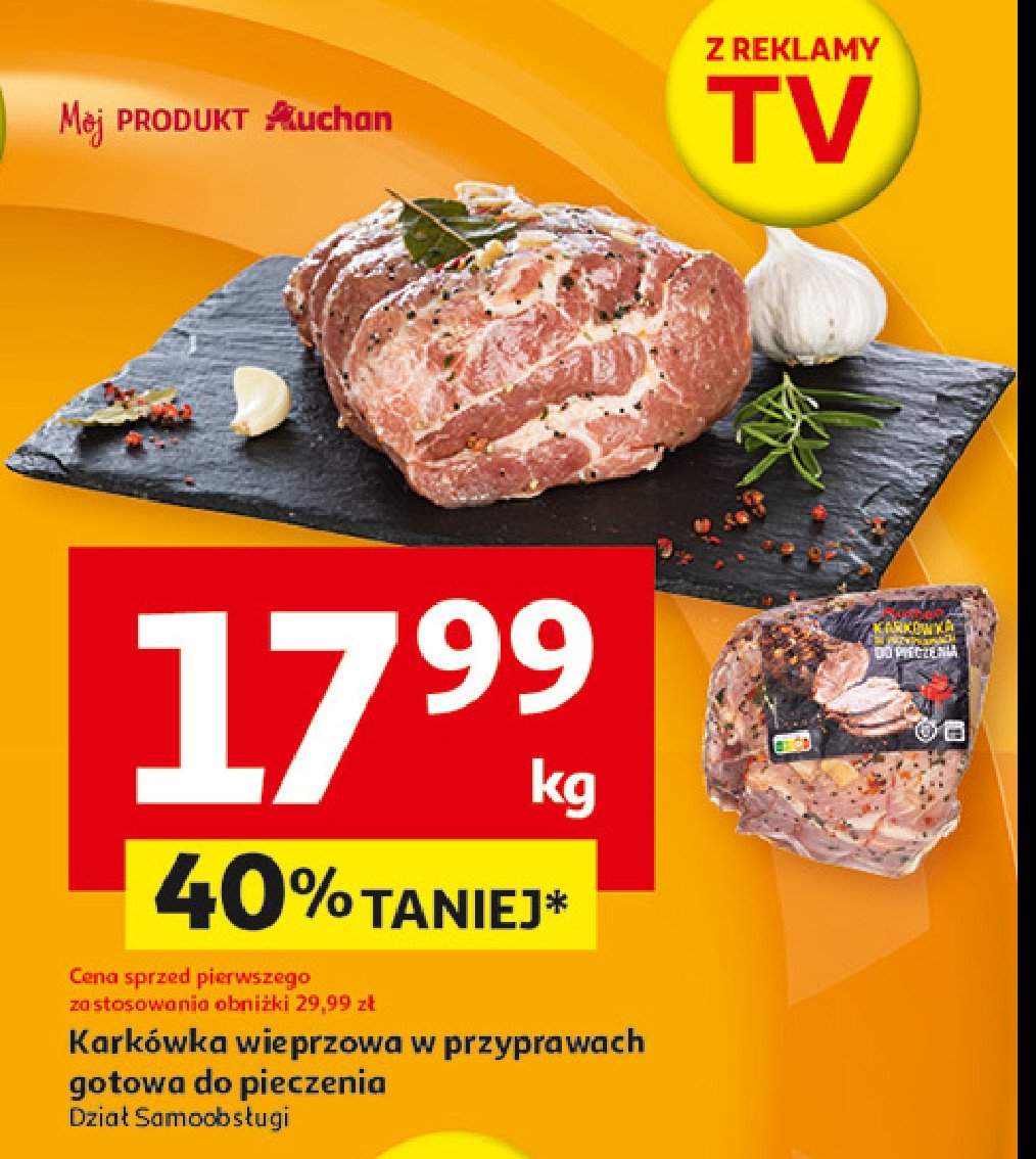 Karkówka wieprzowa w przyprawach Auchan promocja