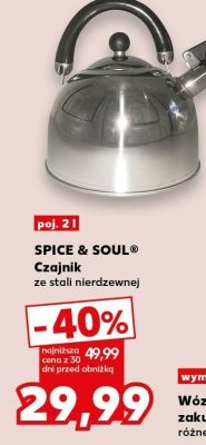 Czajnik ze stali nierdzewnej promocja w Kaufland