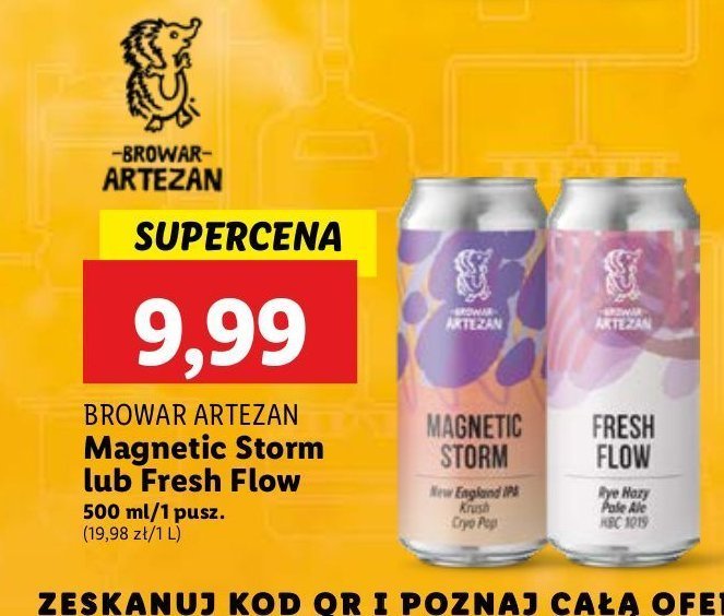 Piwo Browar artezan magnetic storm promocja