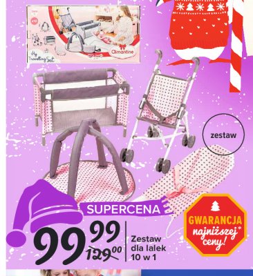 Zestaw dla lalek 10 w 1 Carrefour aimantine promocja