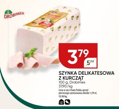 Szynka delikatesowa z kurczat promocja w Chata Polska