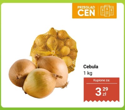 Cebula 1 kg promocja w Dino