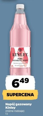 Napój gazowany Kinley (różne rodzaje) promocja w Netto