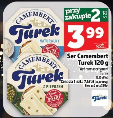 Ser Camembert Turek 120 g promocja w TOPAZ