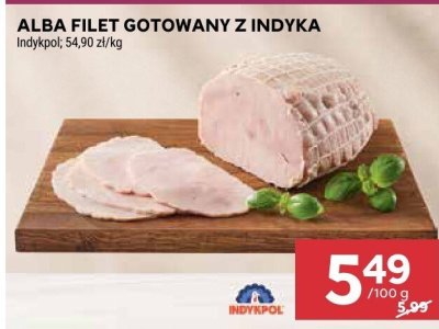 Filet gotowany Alba z indyka promocja w Stokrotka