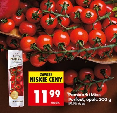 Pomidorki 200 g promocja w Biedronka