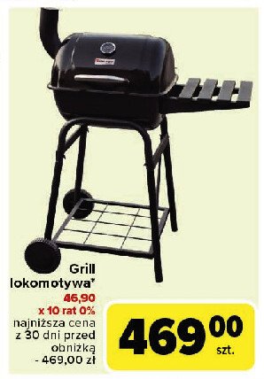 Grill lokomotywa promocja w Carrefour