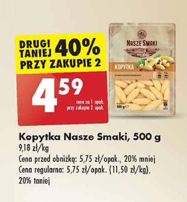 Kopytka Nasze smaki promocja